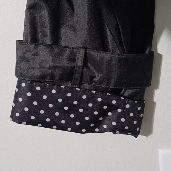 Totes Rain Jacket Black Polkadot Size‎ 8 - Picture 5 of 7